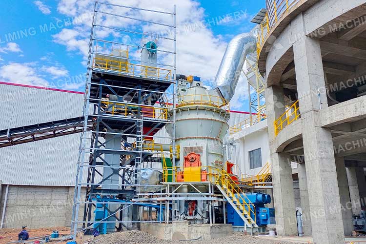 LM立式辊磨机用于石灰石制粉